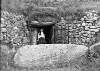 [Girl at entrance to Newgrange , Co. Meath]