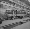 [B114 and A37 train carriages in the workshop at Inchicore Works, Dublin]