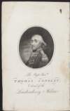 The Right Honble Thomas Conolly, Colonel of the Londonderry Militia./