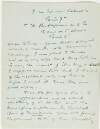 Letter : from James Joyce, 7 rue Edmond Valentin, Paris 7 or c/o Shakespeare and Co, 12 rue de l'Odeon, Paris 6 to Padraic Colum,