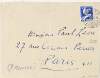 Envelope : from James Joyce to Paul Léon, 27 rue Casimir Périer, Paris VII,