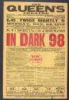 Mr. P.J. Bourke's No. 1 Company presents the powerful romantic Irish historical drama : 'In Dark '98 [1798]' /