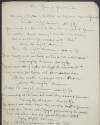 Draft of poem 'The Rime of Ramesses II' by Joseph Mary Plunkett,