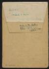 'Field Message Notebook' Army Book 153 of Ernie O'Malley labelled "No. 1 A.C",