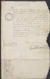 Letter from Francis Blundell, to Sir Henry Marten, providing a warrant from King James I for the drawing up of a patent for the Archbishop of Armagh,