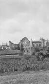 Buttevant Abbey with catholic church taken from east side.