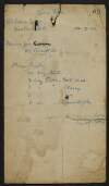 A handwritten order for alchoholic drinks, addressed to Messrs.  Jas. Kirwan, 49 Parnell Street,