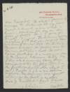 I.ii.6. Letter: from James Joyce, 28B Campden Grove, Kensington, London W.8 to Giorgio and Helen Joyce,