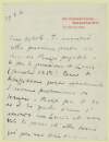 I.i.10. Letter: from James Joyce, 28B Campden Grove, Kensington, London W.8 to Giorgio Joyce,
