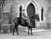 Boy on a pony, Knocktopher Abbey, Kilkenny : commissioned by Lady Languishe