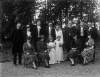 Marriage of Mr. Maurice Gethin O'Morchoe and Miss E. Boyd, group of fourteen