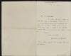 Letter from Geraldine Plunkett to Thomas MacDonagh, concerning enclosed art work,