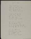 Manuscript draft of poem ['Grange House Lodge'],
