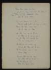 Manuscript draft of poem ['Ireland : 1905'],