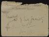 Envelope from George Gavan Duffy addressed to Joseph McGarrity,