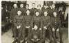 [Thirteen unidentified Inniskilling Dragoon officers, front facing, full-length group portrait]