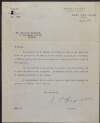 Letter to Captain Caldwell from the Department of Defence,