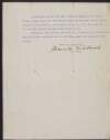Letter from Alokananda Mahabharah to Arthur Griffith supporting Irish political independence,
