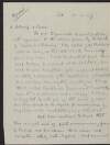 Letter from Mary MacSwiney to Austin Stack regarding the Sinn Féin Ard Fheis 1917 and Peadar O'Donnell, editor of 'An Phoblacht',