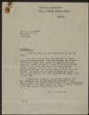 Copy letter from Austin Stack, to E.J. [Eugene] MacDonagh regarding opposition to the appointment of District Inspector Kearney to the new Free State police force,