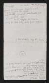Notes made by Rosamond Jacob relating to two lectures she attended on past lives and the soul,