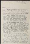 Letter from Frank Ryan, Mountjoy Prison, to Rosamond Jacob regarding life in Mountjoy Prison,