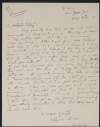 Letter from Dr. James Ryan, Mountjoy Prison, Co. Dublin, to Máirín Cregan regarding business matters,